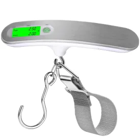 110lbs Archery Bow Scale for Draw Weight Digital Bow Scale with g/oz/kg/lb 4 Unit Conversions Luggage Scale for Traveling Bow Draw Weight Scale Recurve Bow Accessories (Silver   Hook   Strap)