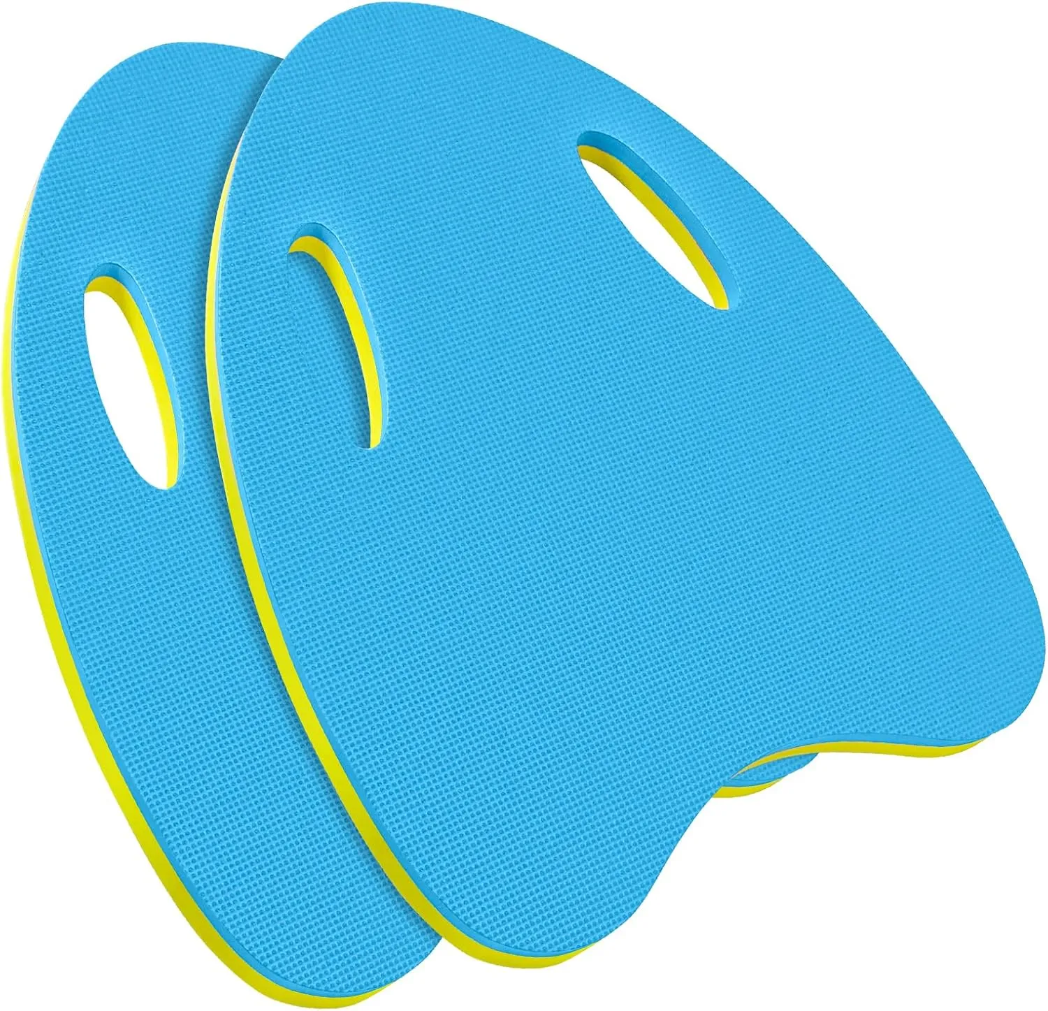 2PCS Swimming Kickboard for Adults and Kids, Swim Training Aid Kick Board Pool Exercise Equipment with Hole Handle, EVA Foam Water Board