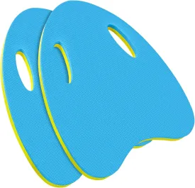 2PCS Swimming Kickboard for Adults and Kids, Swim Training Aid Kick Board Pool Exercise Equipment with Hole Handle, EVA Foam Water Board