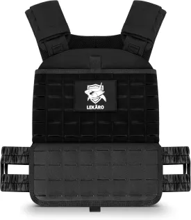 Adjustable Weighted Vest, Weights Vest for Women Men, Training Weight Workout Vests for Fitness,Training, Running, Jogging (Weight Vest Plates Not Included)