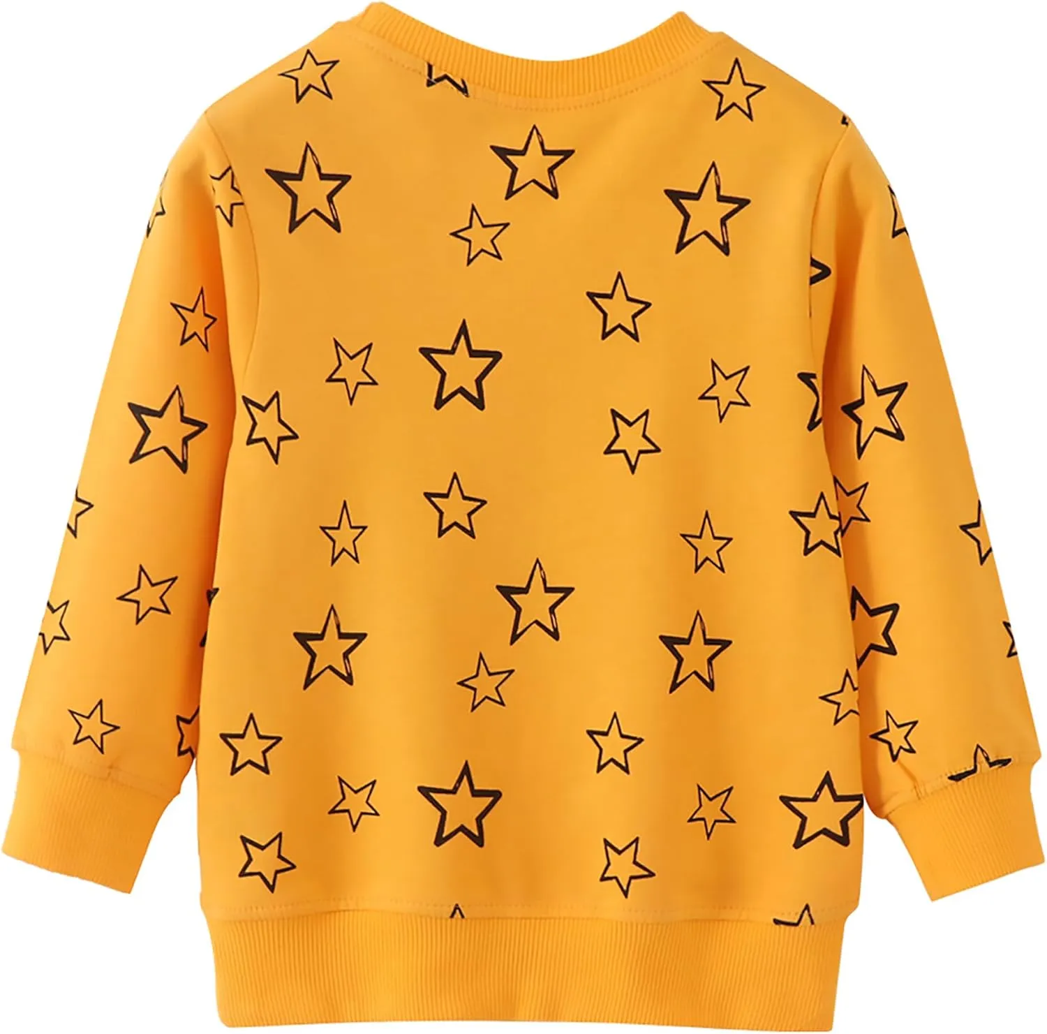 AMIYAN Toddler Boys Sweatshirts Cotton Long Sleeve Pullover Girls Crewneck Hoodies Tops Cartoon Sport Shirts for Kids 2-6Y