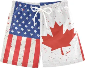 Board Shorts Boys Swim Trunks with Mesh Liner, Boys Toddler Swimsuit Swimwear, 2T