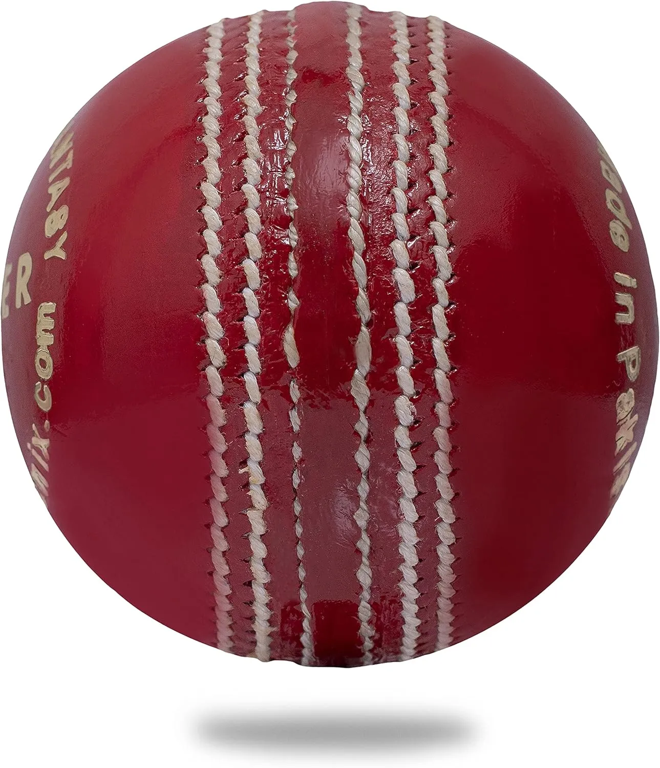 Cricket Ball Elite Red Leather 5oz (1-Pack/3-Pack/6-Pack) for Women or Juniors Match