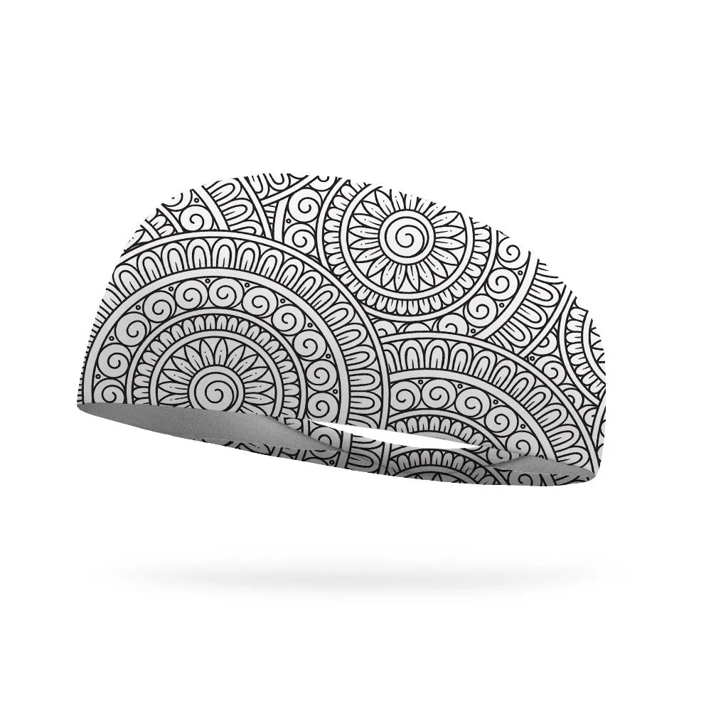 Doodle Circle Mosaic Color Your Own Wicking Headband