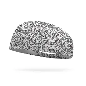 Doodle Circle Mosaic Color Your Own Wicking Headband