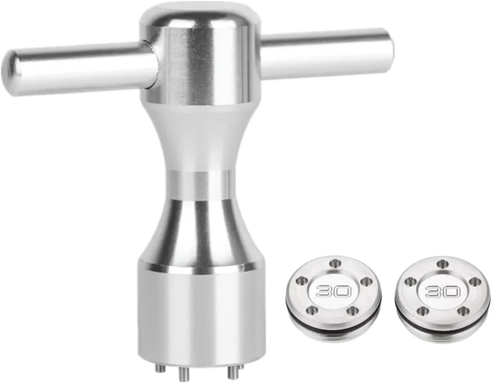 Golf Putter Weights 2pcs 5g/10g/15g/20g/25g/30g/35g/40g/45g with Wrench Kit Set Compatible with Titleist Scotty Cameron Putter Golf Accessory (2pcs 30g Wrench)
