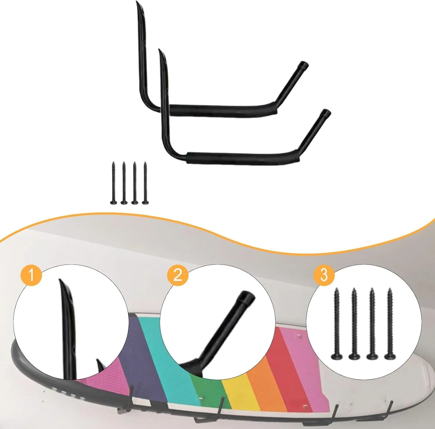 Kayak Storage Rack Canoe Hanger Holder Garage Indoor Kayak Storage Hook for Canoe