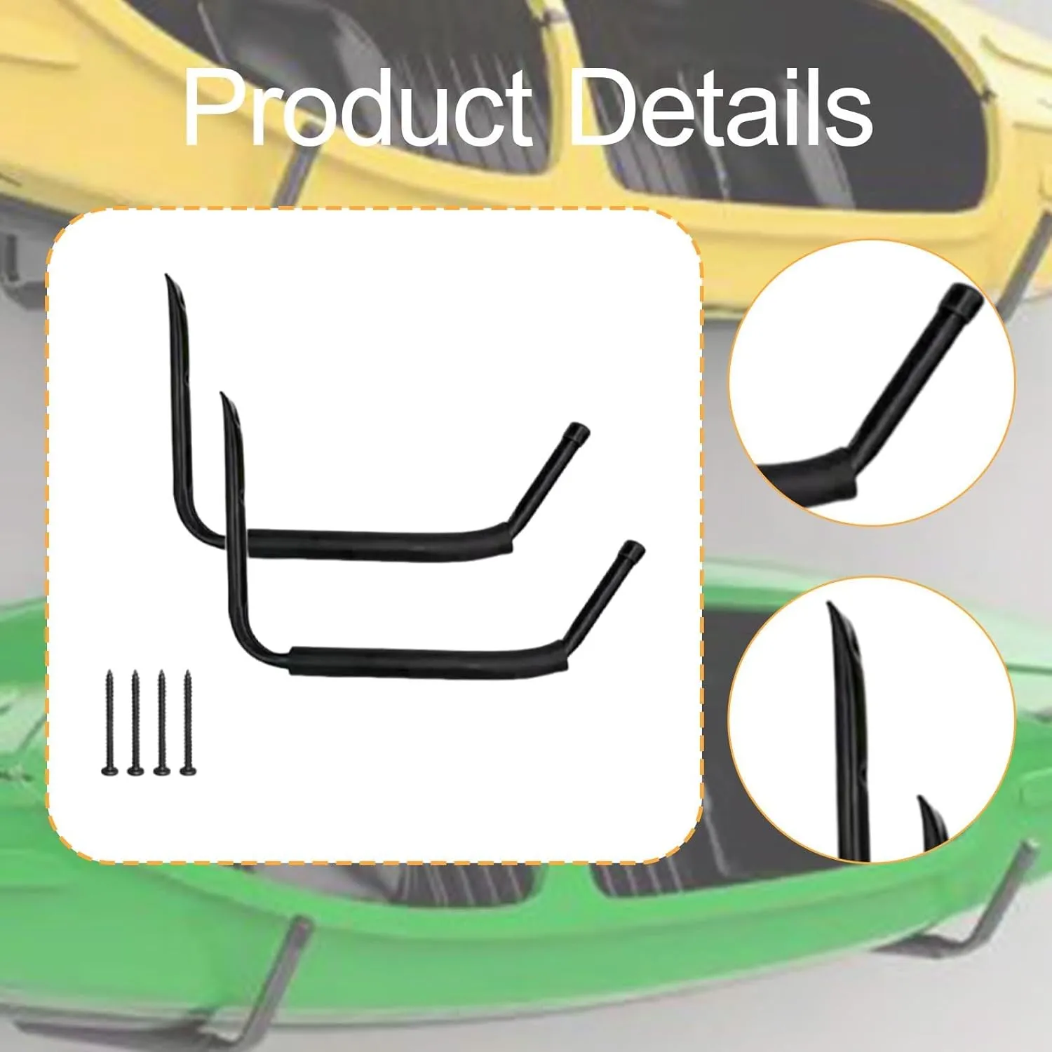 Kayak Storage Rack Canoe Hanger Holder Garage Indoor Kayak Storage Hook for Canoe