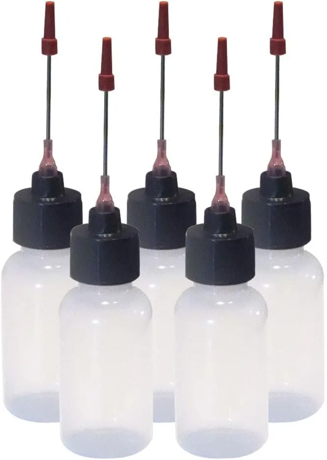 Liberty Oil Products 5-1 OZ bottles with stainless needle tip for All your Gun Oils 