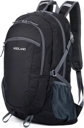 NODLAND Light Weight Packable Backpack for Travel Hiking 45L Foldable Water-Resistant Daypack Hydration Rucksack