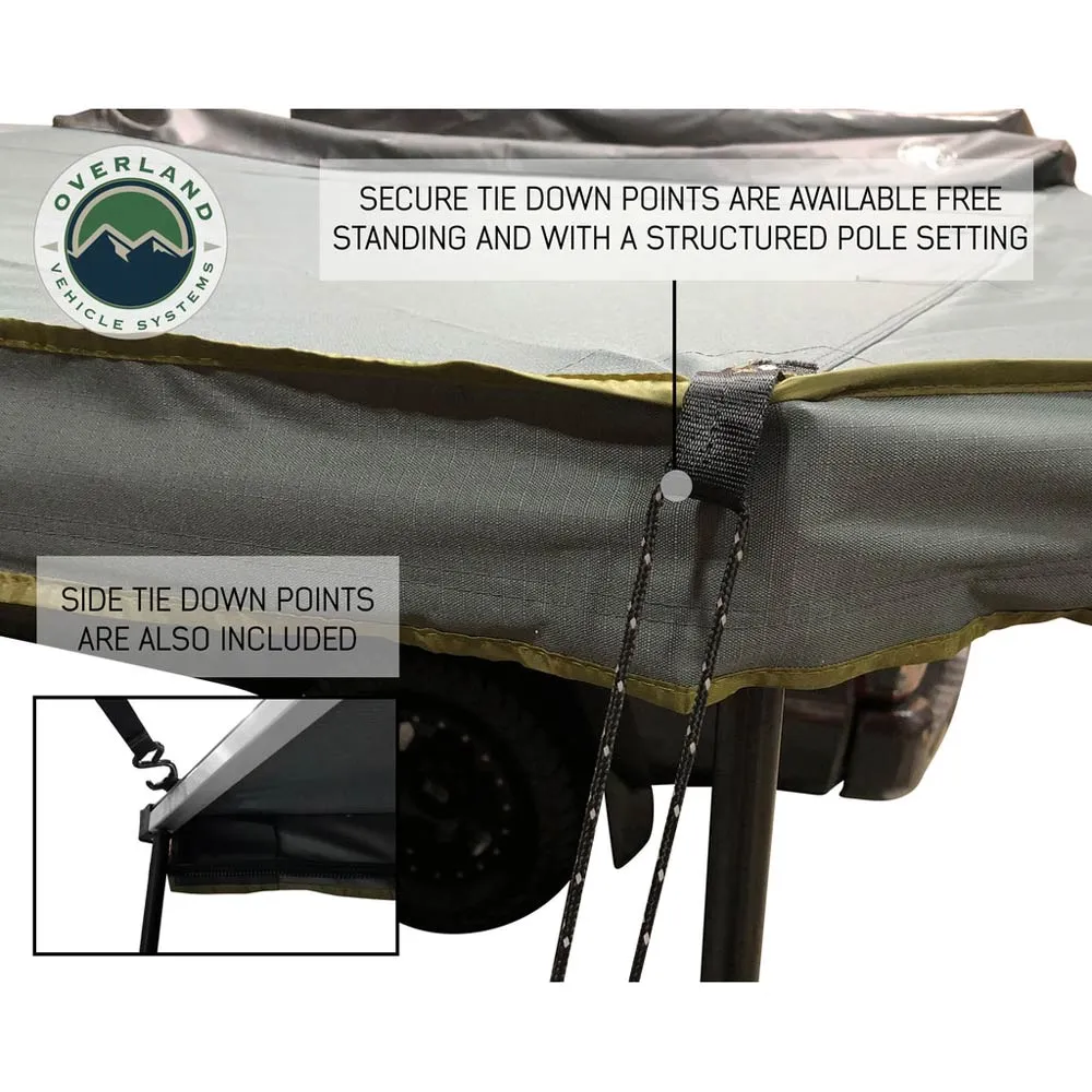 Overland Vehicle Systems - Nomadic Awning 270 - Awning & Wall 1, 2, & 3, Mounting Brackets - Driver Side