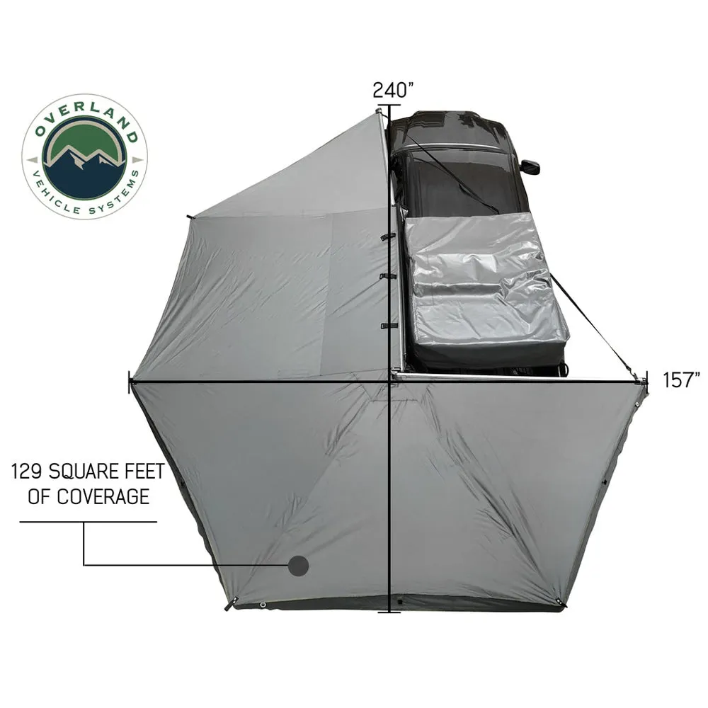 Overland Vehicle Systems - Nomadic Awning 270 - Awning & Wall 1, 2, & 3, Mounting Brackets - Driver Side
