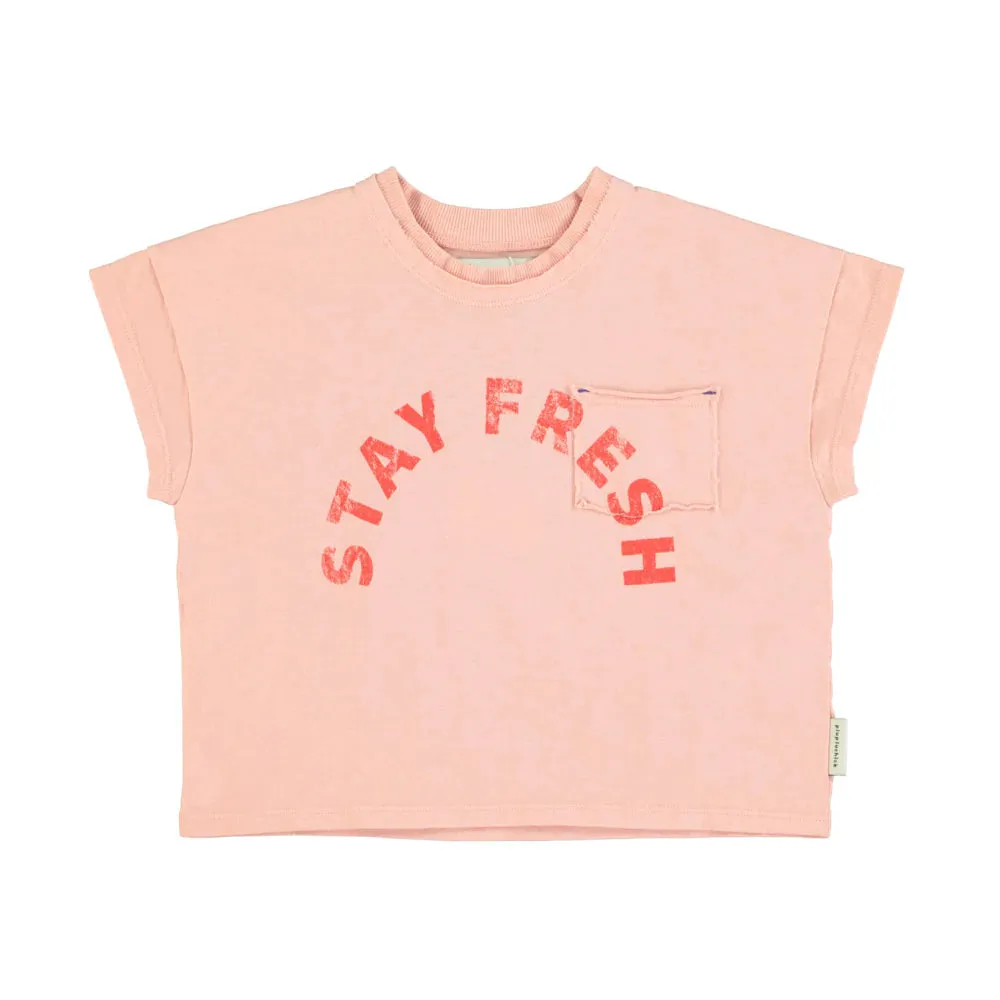 PIUPIUCHICK PINK STRIPE "STAY FRESH" BLOOMER SET