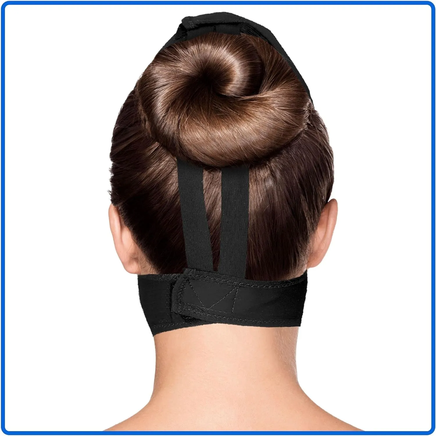 Post Surgical Chin Strap Bandage for Women - Neck and Chin Compression Garment Wrap - Face Slimmer, Jowl Tightening (S)