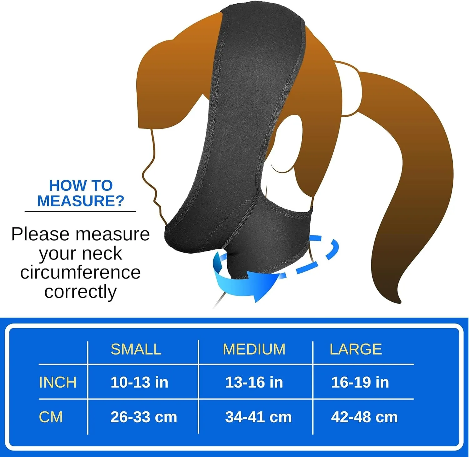 Post Surgical Chin Strap Bandage for Women - Neck and Chin Compression Garment Wrap - Face Slimmer, Jowl Tightening (S)