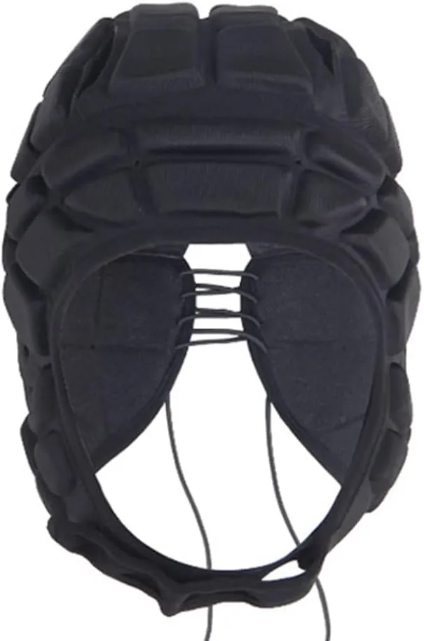 Rugby Helmet Headguards Soft Padded Headgear Hockey Helmet Soft Shell Head Protector Goalkeeper Adjustable Soccer Football Goalie Helmet Support for Youth Kids