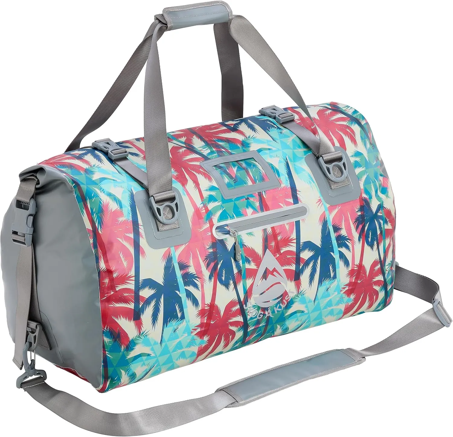 Skog  Kust Duffelsak Heavy Duty Waterproof Duffel - Gear Bag for Sports, Travel, & More - 60L Palm