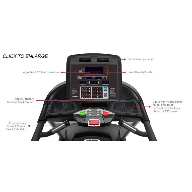 Spirit CT850 Treadmill