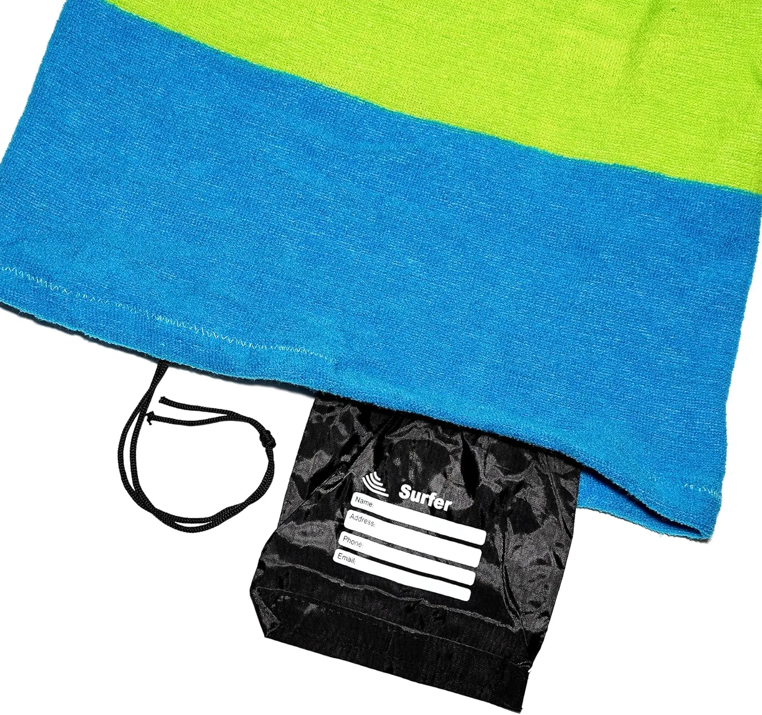 Tidal Wake TAG-IT Pointed Nose Surf & Wake Board Sock Bag with Built-in Name Tag, 52-53" Personalize with Your Name!