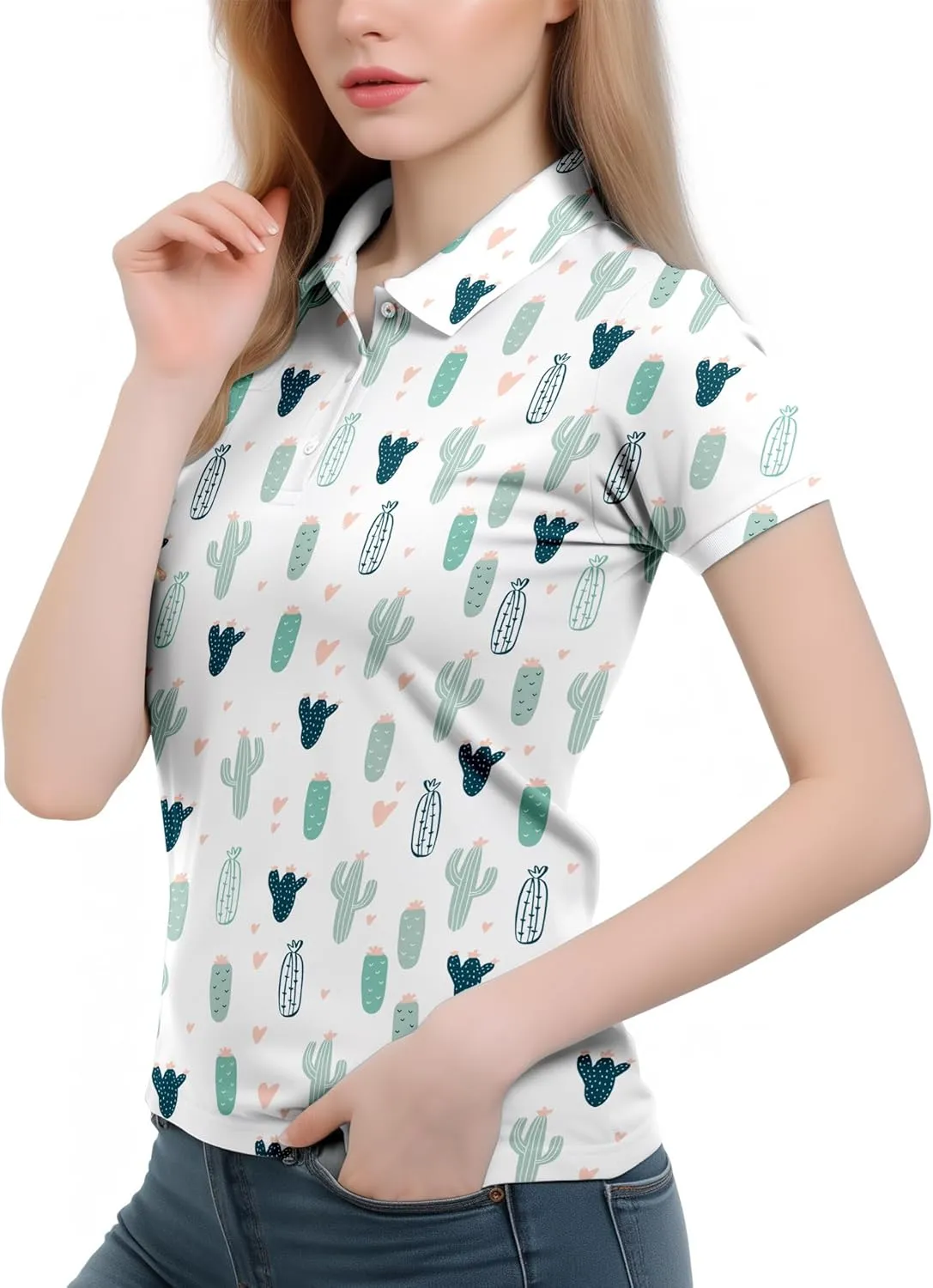 Womens Golf Shirt Short Sleeve Tennis Shirts Funny Quick Dry Golf Outfits Workout Tops