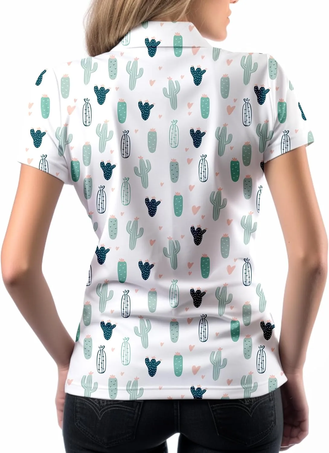 Womens Golf Shirt Short Sleeve Tennis Shirts Funny Quick Dry Golf Outfits Workout Tops